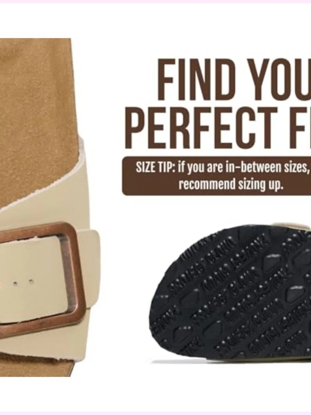 100% Genuine Leather Sandals Slides Memory Foam Insole Women Dressy Beach